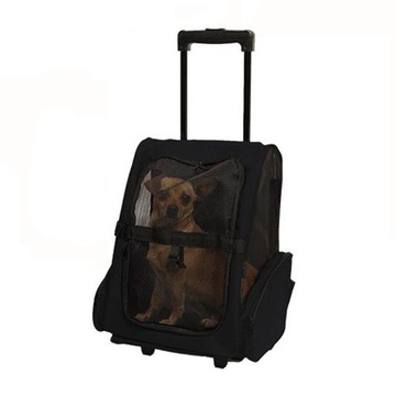 Plecak torba transporter dla psa kota na kółkach