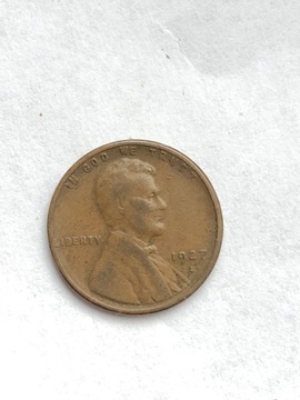 USA 1 cent Lincoln Head 1927 S