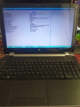 Laptop HP 15 4 rdzenie, odpala