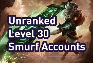 League of Legends 30 lvl Smurf Accounts EUNE/WEST
