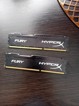 Pamięć ram 16gb ddr3 Fury HyperX od Kingston