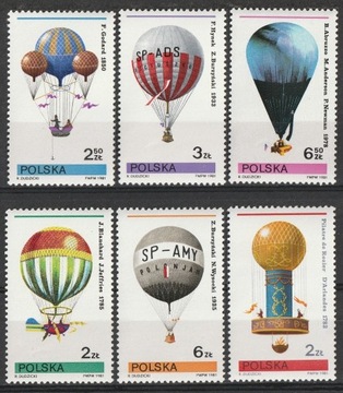 POLSKA - BALONY - 1981 - CZYSTE **