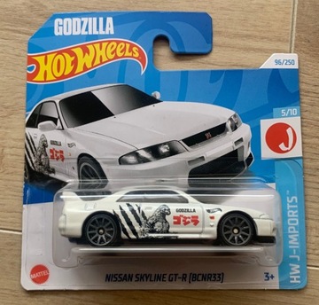 Hot Wheels NISSAN SKYLINE GT-R (BCNR33) GTR nowość