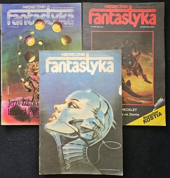 Magazyn Fantastyka - 3 numery z 1985 roku