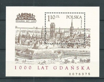 Bl.159 B (3493) 1000 lat Gdańska