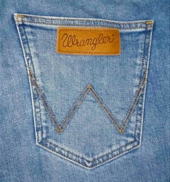  Jeansy Wrangler męskie proste 30/32