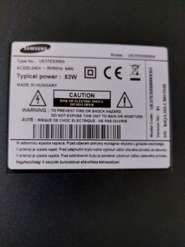 Telewizor Samsung - defekt 