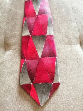 Krawat męski Vintage jedwab J. Garcia kolekcja