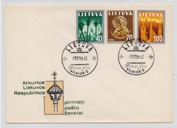 Litwa - koperta okol. z 1991 roku