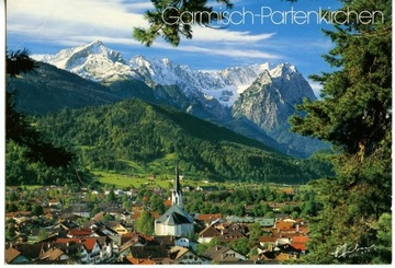 Widokówka Garmisch-Partenkirchen - piękna