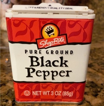 Pieprz mielony Black Pepper 85g z Usa