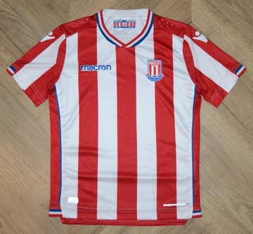 Macron koszulka Stoke City 17/18 Jr.M XXS jak Nowa