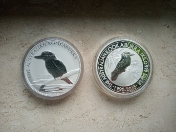 moneta 1kg srebrna kookaburra srebro 2007 2015 kg
