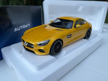 Mercedes AMG GT S 1:18 AUTOart yellow