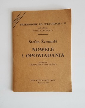 Żeromski - Nowele i opowiadania, przewodnik, BDB-