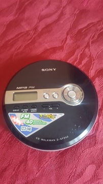 Discman Walkman SONY D-NF340 z Tunerem i MP3 