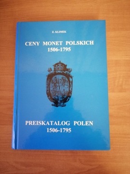 Klimek -  MONETY POLSKIE 1506-1795 