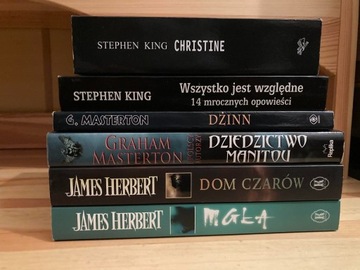 Paczka 6 Horrorów! King, Herbert, Masterton