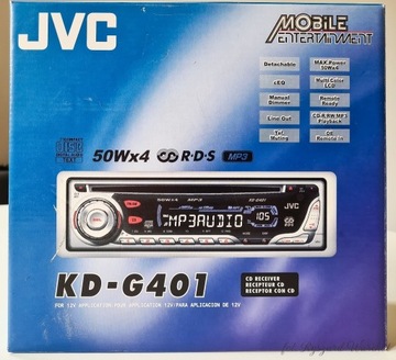 Radioodtwarzacz CD-MP3 JVC KD-G401