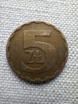 Moneta 5 zł 1985 rok PRL