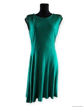 Anna Field zielona letnia sukienka wiskoza rozm.38