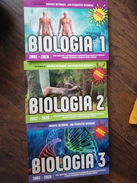 BIOLOGIA WITOWSKI Tomy 1-3 Zbiór zadań Matura 