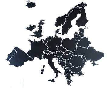 Mapa europy na ścianę 