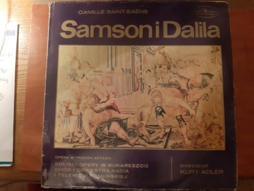 Camille Saint-Saens Samson i Dalila 3xLP