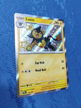 Luxio shiny rare  - paldean fates PAF