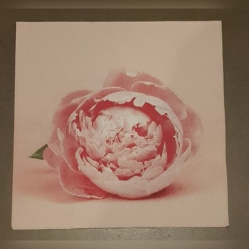 Serwetki do decoupage peonia kwiat 33x33-2szt.