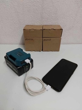 Adapter ładowarka USB-c USB Makita 18v BL1830 