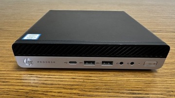 HP ProDesk 600 G4 Mini i3-8gen. 8GB NVME 128GB W11