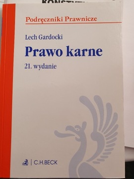 Prawo Karne Lech Gardocki wyd. 21.   2019