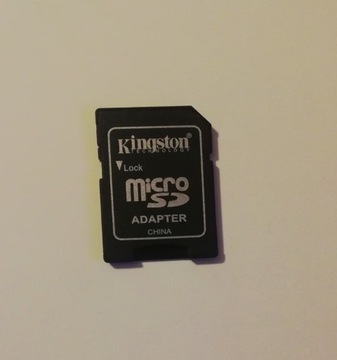 adapter do kart pamięci micro SD Kingston