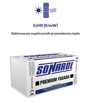 Styropian płyty fasadowe EPS S 040 PREMIUM/FASADA