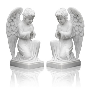 Figury marmurowe - anioły - dekoracja - 50 cm