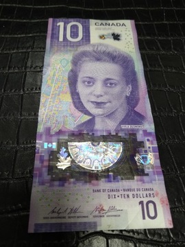 Banknot 10 dolarów kanadyjskich Viola Desmond