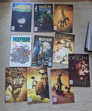 Wolverine origin, hulk, koniec, komiksy zestaw