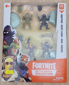 FORTNITE 4 FIGURKI Z AKCESORIAMI LEGENDARNY SKŁAD