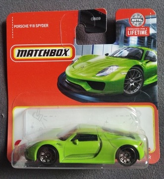 MATCHBOX . PORSCHE 918 . autko resorówka