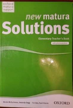 New Matura Solutions Elem. Teacher's Book 