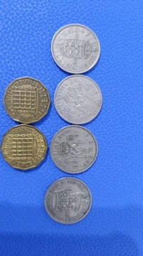 Zestaw monet Wielka Brytania
