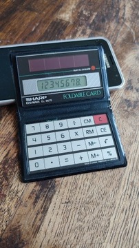 RETRO Kalkulator Sharp EL-867S Solar