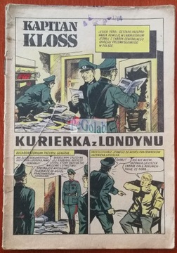 Kpt. Kloss t.10 Kurierka z Londynu wyd.I 1972