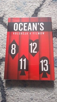 OCEAN'S KOLEKCJA 4 FILMÓW NA DVD FOLIA 