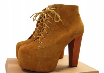 Buty HAVANA Jeffrey Campbell Hand Made Skorzane 39