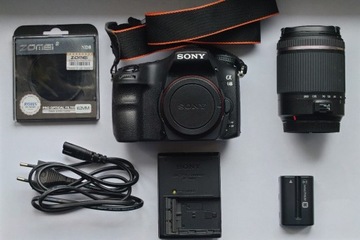 Sony a68 + Tamron 18-200mm + torba + statyw