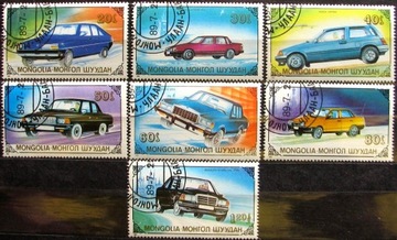 Mongolia Mi 2065-71 – Samochody osobowe