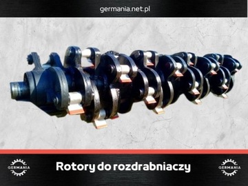 Rotor (wał tnący) do rozdrabniacz leśny mulczer