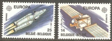 Znaczki Mi.2458/59 Belgia 1991